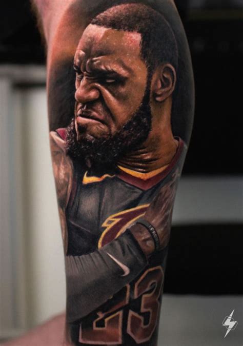 Lebron James Tattoo Get An Inkget An Ink