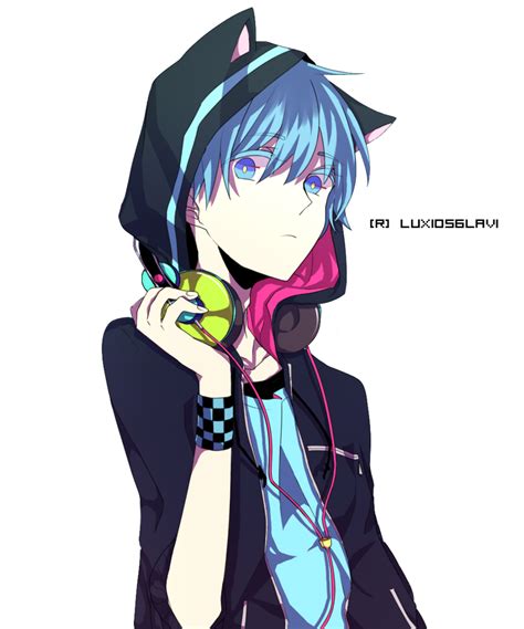 Anime Boy With Headphones