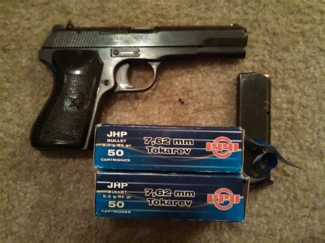 Item Gone Fs 9mm Tokarev Plus Rare 762x25 Jhp Ammo The Outdoors Trader