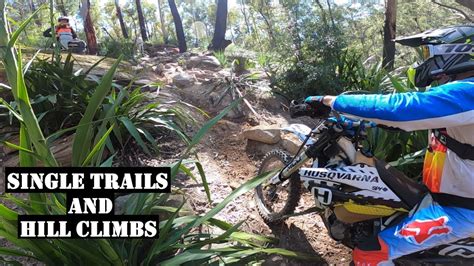 Enduro Single Trails And Hill Climbs With The 500s Youtube