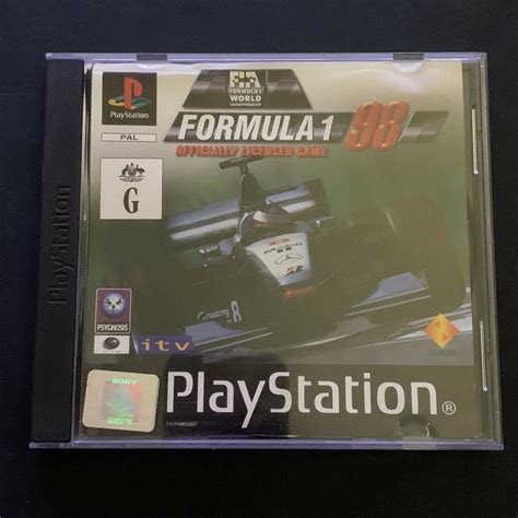 Formula 1 98 Playstation One Ps1 Pal F1 Racing Game Retro Unit