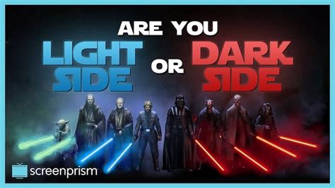 Those who used the dark side were known as either darksiders, dark side adepts, or dark jedi when unaffiliated with a dark side organization such as the sith. A Playful Quiz Using Clips From Star Wars to Determine If ...