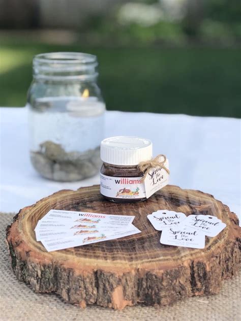 Open your email to receive your own printed label. Print At Home Custom Mini Nutella Jar Labels and Tags With ...
