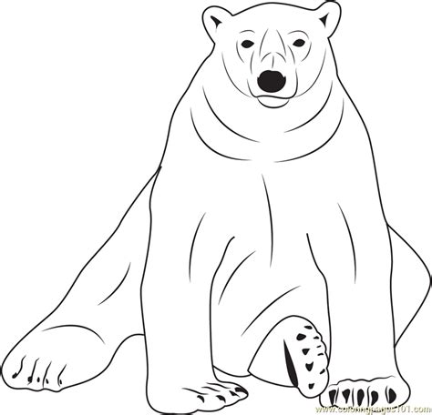 Coloring is wonderful therapy for all kinds of reasons. Sloth Bear Coloring Page - Free Bear Coloring Pages ...