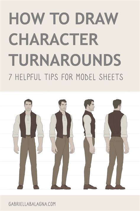 How To Draw Character Turnarounds In 7 Helpful Tips For Model Sheets By
