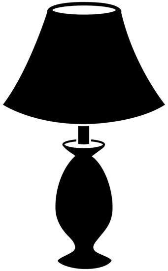 Black Lamp Silhouette Free Clip Art