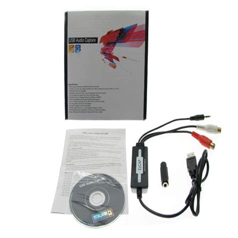 Usb To 18 Straight Tip 35mm Stereo Rca Audio Capture Device