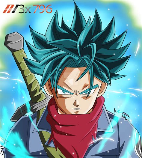 Tutti gli sfondi sono disponibili sono in full hd. Trunks ssj blue palette 3 by AL3X796 on DeviantArt