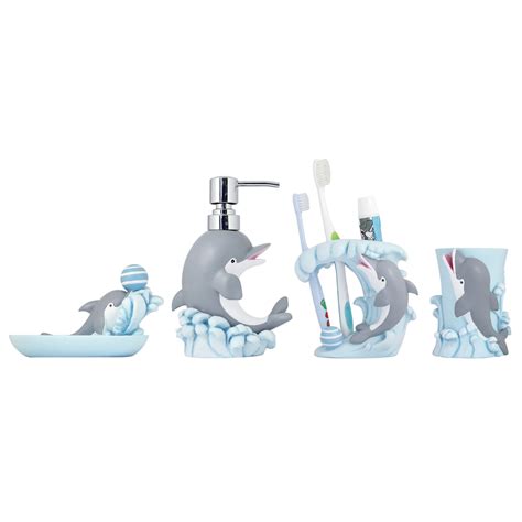 Check out our kids bathroom set selection for the very best in unique or custom, handmade pieces from our there are 22039 kids bathroom set for sale on etsy, and they cost 18,09 $ on average. Modona 4 Piece Kids Bathroom Accessories Set | Wayfair