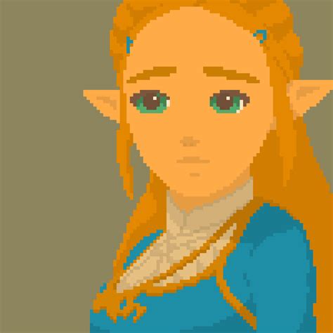 Princess Zelda Pixel Art
