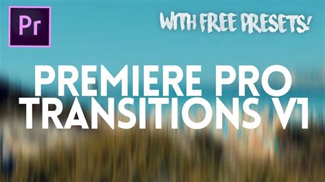 Free instagram outro after effects template. PREMIERE PRO TRANSITIONS V1 (with FREE presets) - Adobe ...