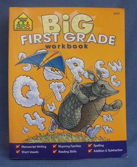 Big First Grade Workbook School Zone New