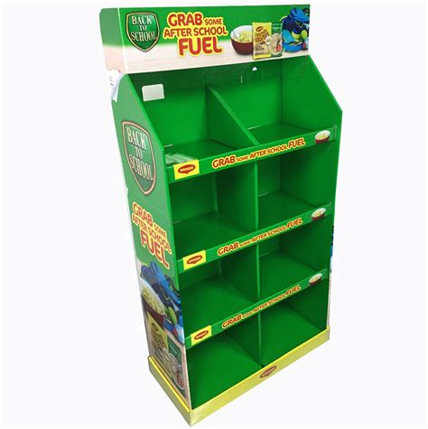 Store Pop POS Supermarket Display Cardboard Unit Paper Display Stand