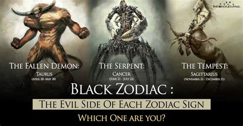 Cancer waste no time with people who doubt their honesty. Black Zodiac : The Evil Side Of Each Zodiac Sign | Zodiac ...