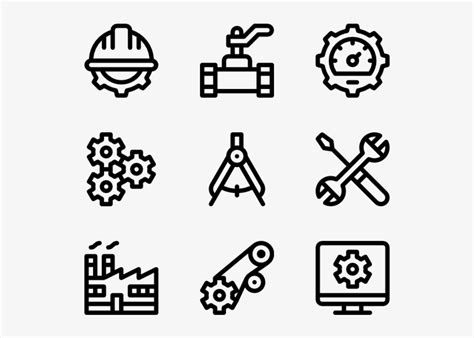 Engineering 50 Icons Engineering Free Transparent Png Download Pngkey