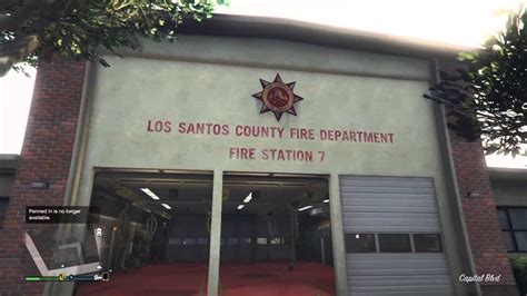Gta 5 Accessable Fire Station Location Youtube
