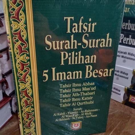 Jual Harga Promo Tafsir Surah Surah Pilihan 5 Imam Besar Buku Majalah Murah Buku Agama