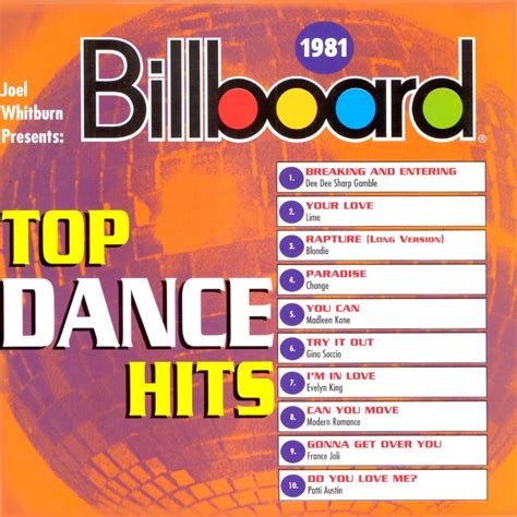 Best Buy Billboard Top Dance Hits 1981 Cd