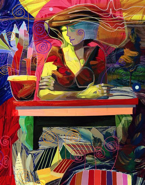 Mandolin Fascination Canvas Painting By Tadeo Zavaleta X Streched
