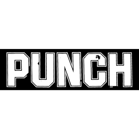 Punch Logo Sticker Deathwish Inc