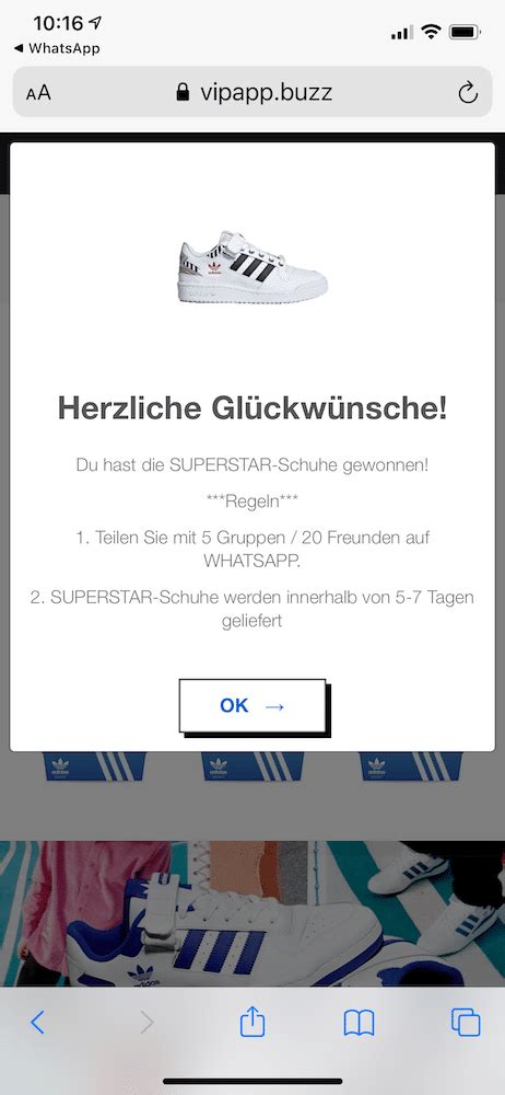 Ich widme mich noch einmal der blue whale challenge, denn auch wenn vor einem jahr die. Werden Adidas Schuhe zum Frauentag per WhatsApp ...