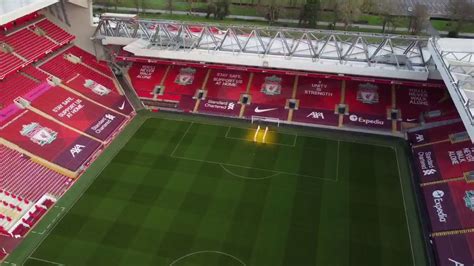 Drone Footage Over Anfield Christmas Day 2020 Youtube