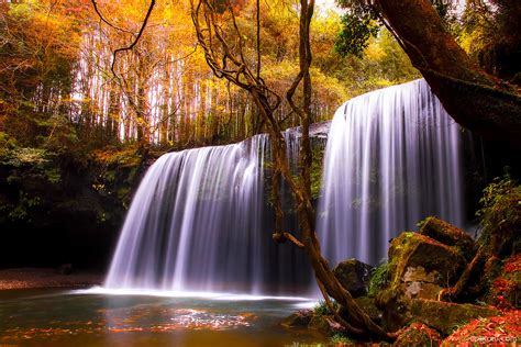 Beautiful Autumn Waterfall Wallpaper Download Autumn Hd Wallpaper