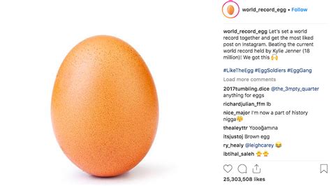How An Egg Became Instagrams Most Liked Photo Ever Axios