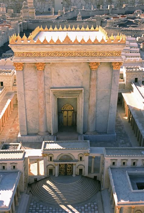 A Model Of The Second Temple Kinh Thánh Cung điện Lâu đài