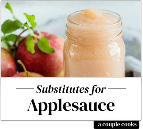 Best Applesauce Substitute A Couple Cooks