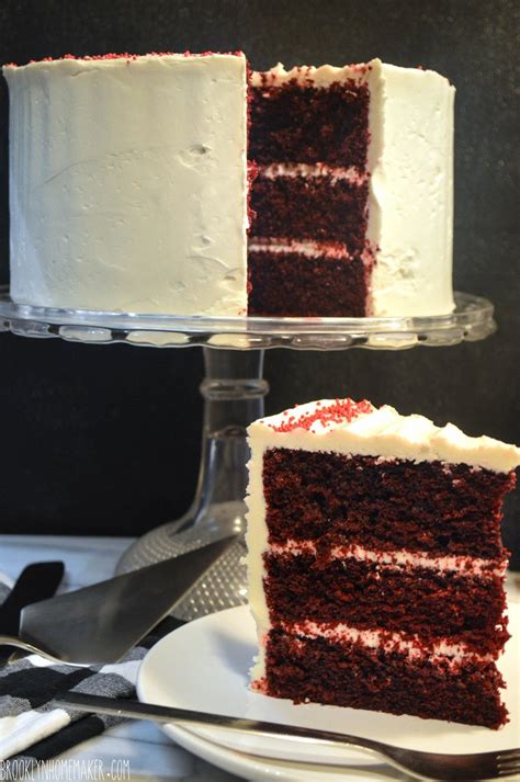 Red velvet cake has wonderful and specific flavor and texture. Red Velvet Cake with Ermine Icing | Brooklyn Homemaker in ...