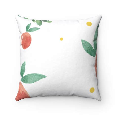 Peach Pillow Covershome Decordecorative Pillows For Etsy