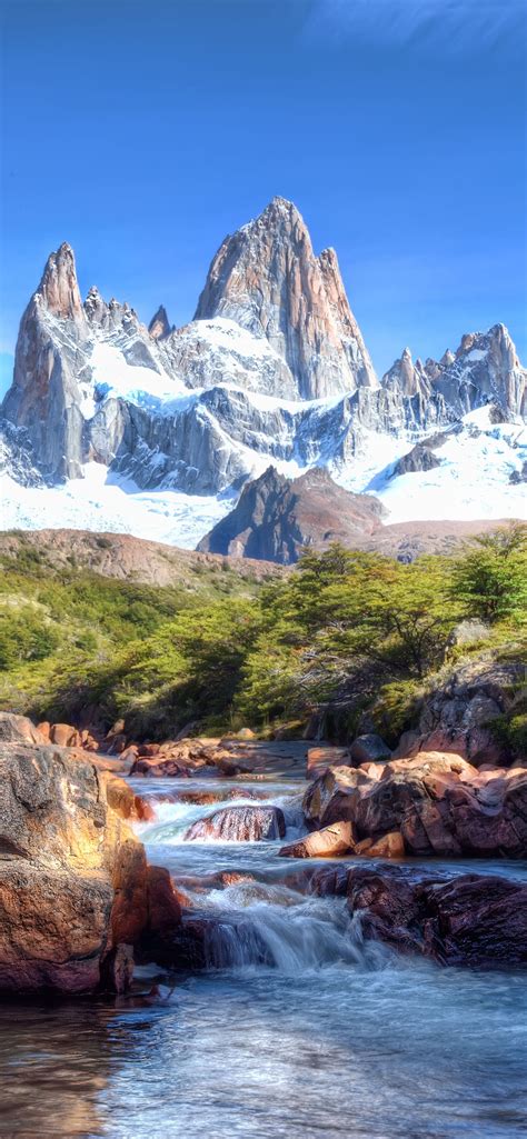 Fitz Roy Wallpaper 4k Patagonia Glacier Mountains