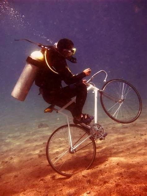Scuba Diving Bicycle Water Bike Bike Egyptian Man