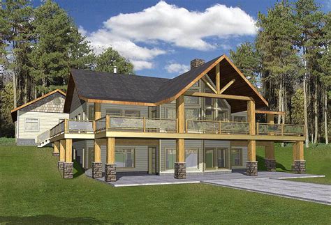 Mountain Home With Wrap Around Deck 35427gh Architectural Designs