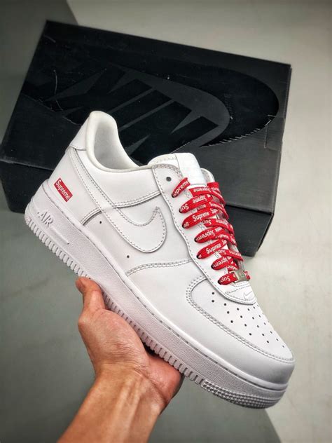 Supreme X Nike Air Force 1 Low White Cu9225 100 For Sale Sneaker Hello