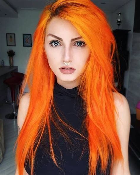 Unique And Vibrant Hair Colors 2019 Orange Hair Dye Hair Color