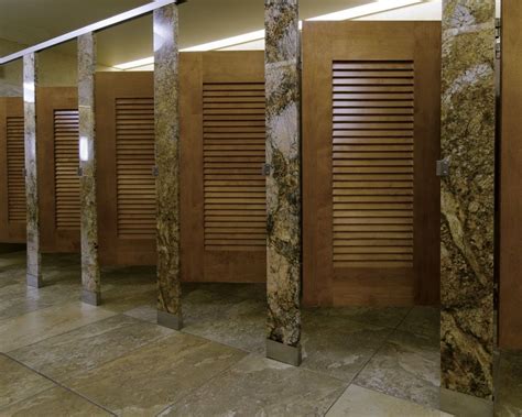 What kind of partitions are used in commercial bathrooms? Bathroom Partition Hardware Ce edmonton | Bathroom ...