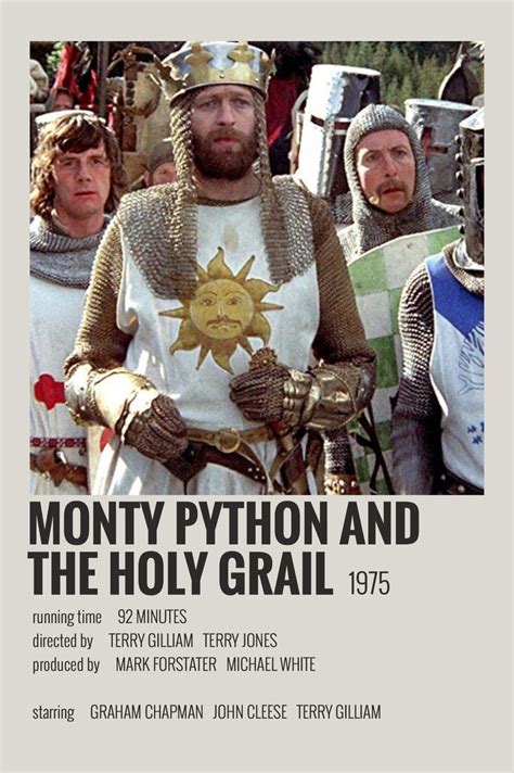 Monty Python And The Holy Grail By Maja Movie Poster Wall Movie