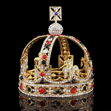 Buy Fumud Luxury Vintage Gold Wedding Crown Alloy Bridal Tiara Baroque