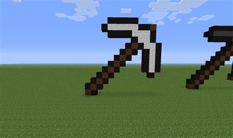 Giant Pickaxe Statue Minecraft Project 359