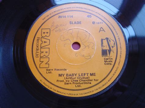 Slade - My Baby Left Me (1977, Vinyl) | Discogs