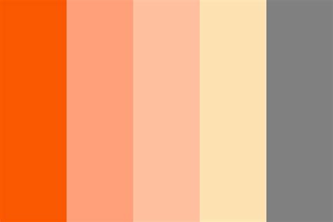 Orange Peach Color Palette