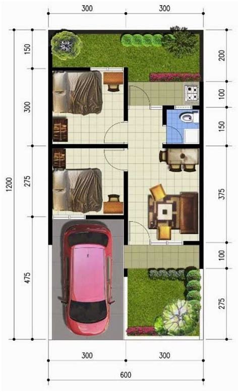 Jasa design gambar rumah modern minimalis 1 lantai. Dapatkan Puluhan Denah Pondasi Rumah Ukuran 6x12