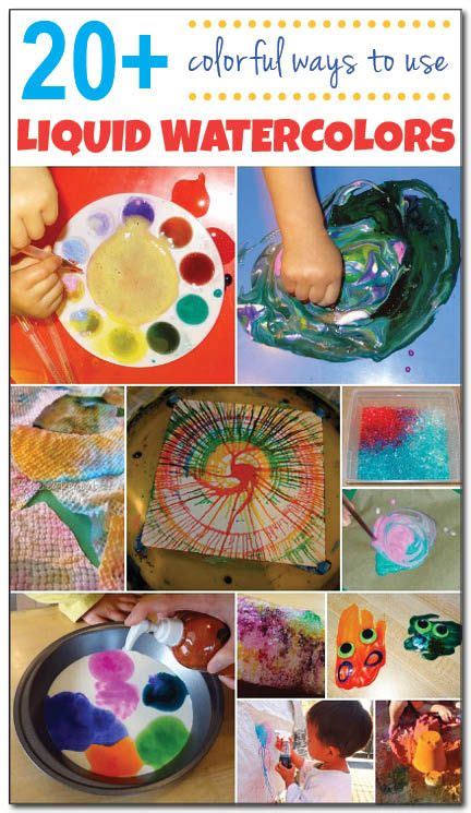 20 Ways To Use Liquid Watercolors Liquid Watercolor Projects For