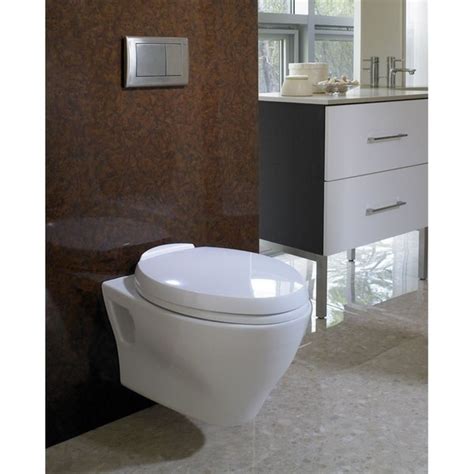 Shop Toto Aquia Wall Hung Elongated Toilet Bowl With Skirted Design