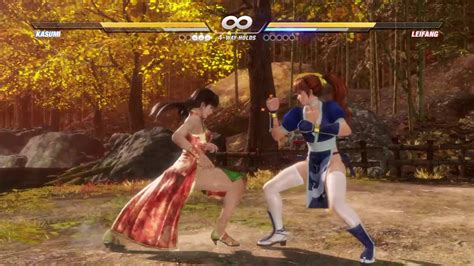 Dead Or Alive 6 Kasumi Vs Lei Fang Youtube