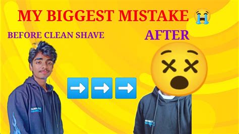 i went for a clean shave just because of my curiosity regret after this 😭 youtube