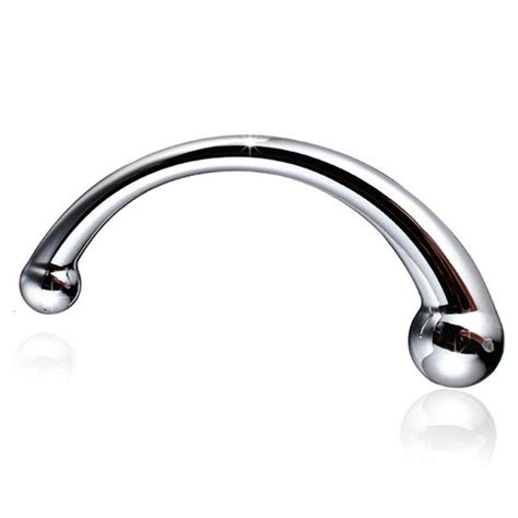 Double Ended Stainless Steel G Spot Wand Prostate Massage Stick Penis