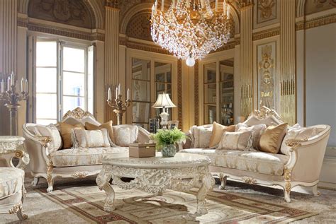 Hd 2669 Homey Design Upholstery Living Room Victorian European